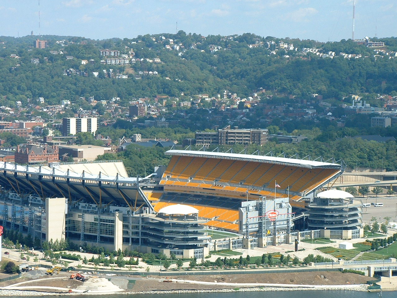 Great shot of Heinz Field, home of the Pittsburgh Steelers!